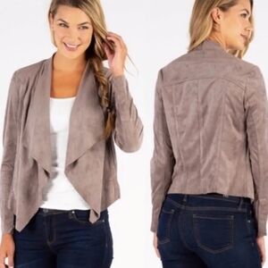 ❤️ NWOT! KUT FROM THE KLOTH TATIANA DRAPEY FAUX SUEDE JACKET, SMALL